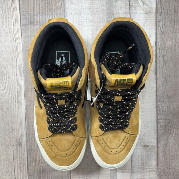 Vans Women's SK8 HI XL Nubuck Honey Gold Sneakers Skate Shoes Size 6 VN0A5KRYZV4 - Picture 5 of 14